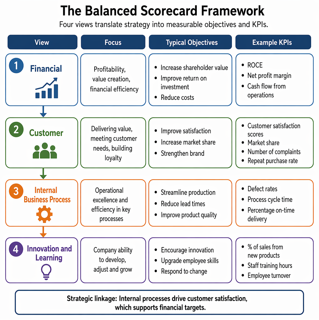 PastPaperHero | Balanced Scorecard and strategic linkages - Views ...