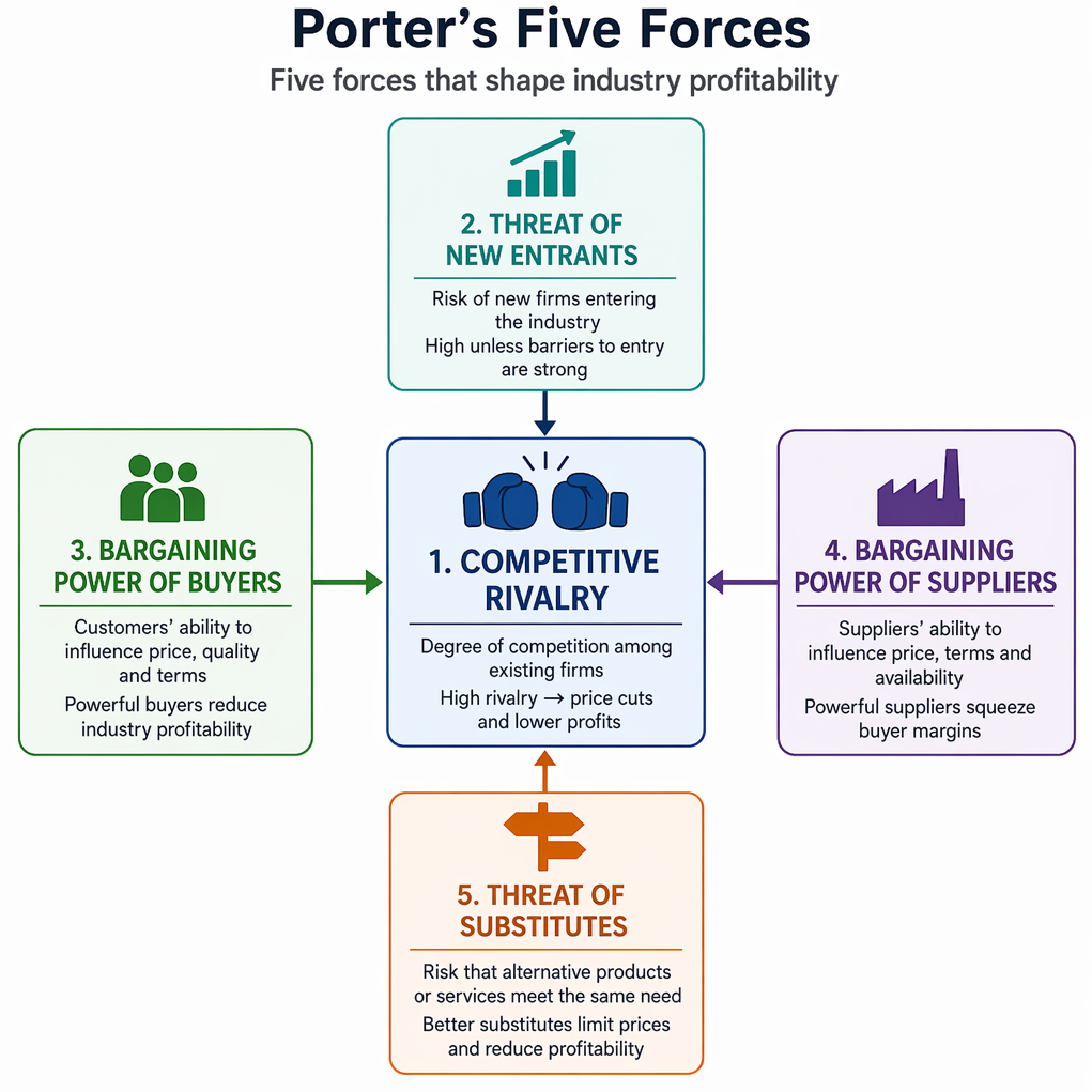PastPaperHero | External environment analysis - Porter five forces and ...