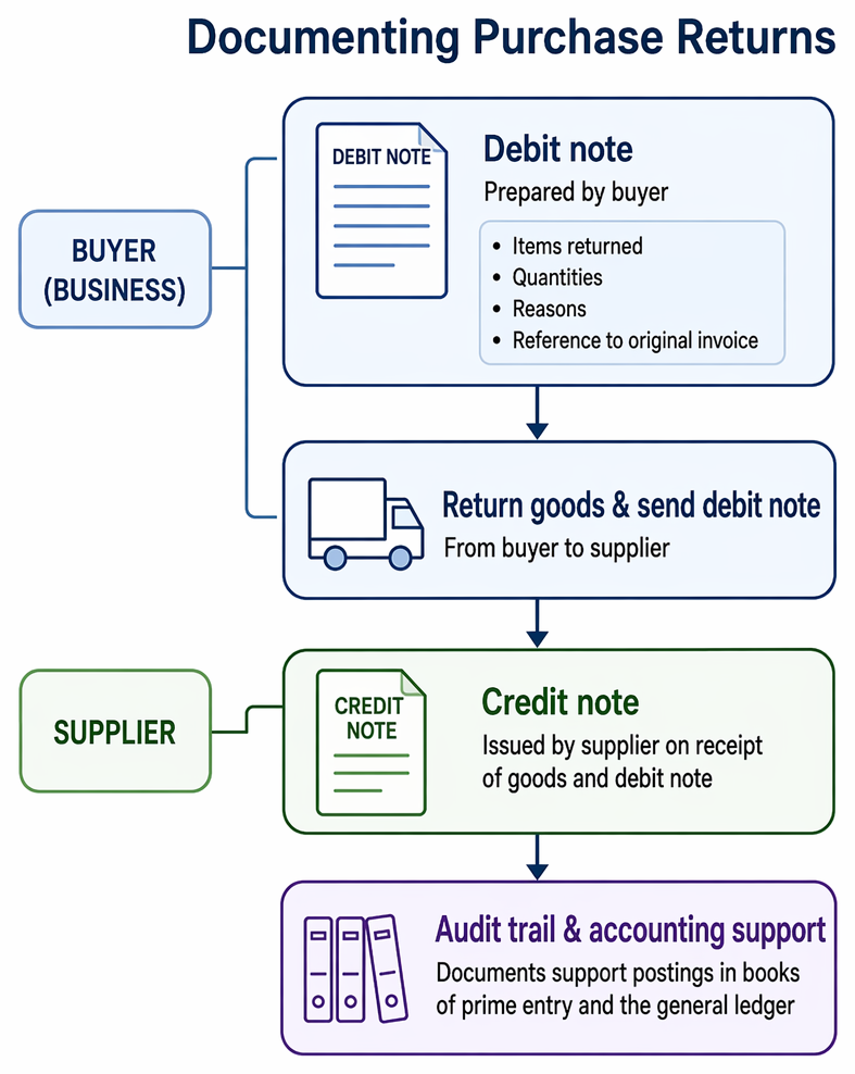 PastPaperHero | Payables processing - Purchase returns and debit notes