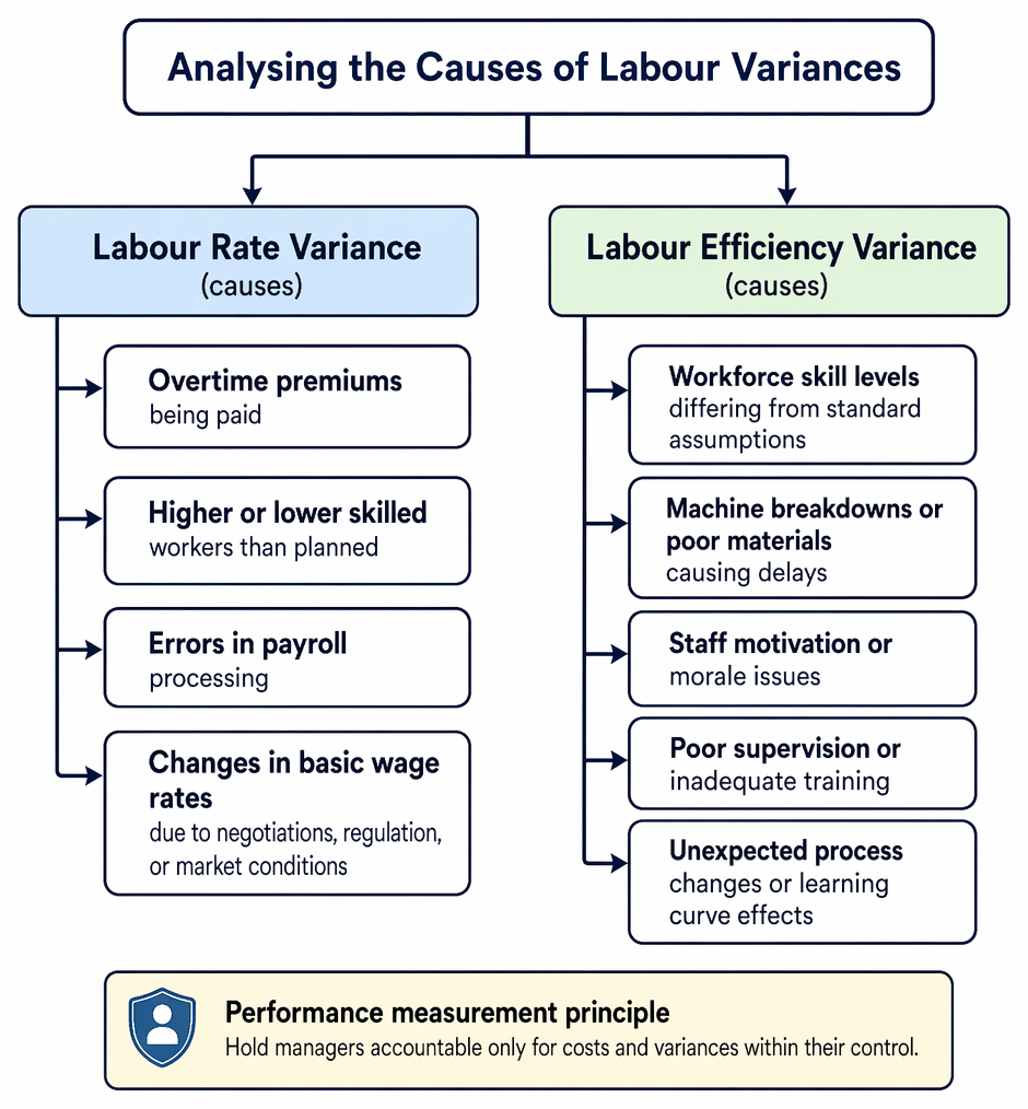 Labor Efficiency Rates Examples PastPaperHero | Basic variances - Labour rate and efficiency variances