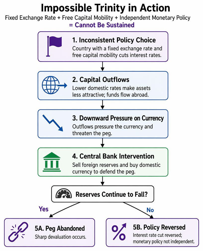 Exchange rate quote interpretation using base currency identification, percentage change calculation, and appreciation or depreciation rules for DC/FC quotations.