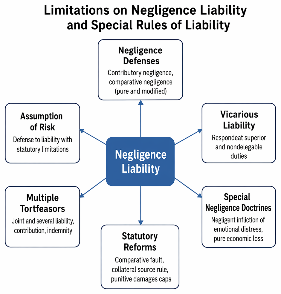 Assumption of risk analysis in negligence, distinguishing express agreement and implied conduct, with statutory, public-policy, knowledge, voluntariness, and reasonable-alternative limits.