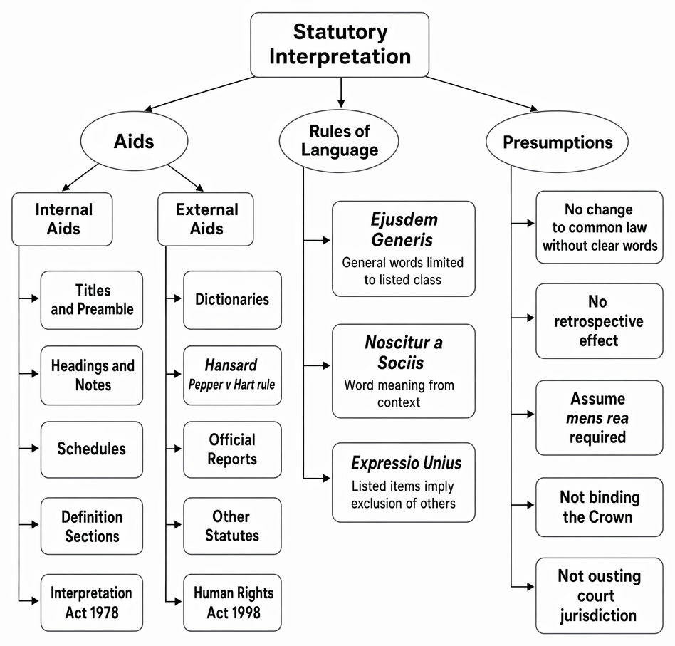PastPaperHero | Statutory interpretation - Aids to statutory ...